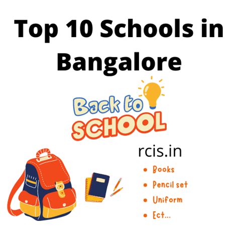 Top 10 Schools in Bangalore