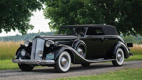 1937 Packard Twelve Convertible Victoria by Rollston - CLASSIC.COM