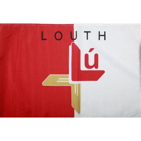 Louth GAA Flag 3ft x 2ft with stick – Team Car Flag Ireland