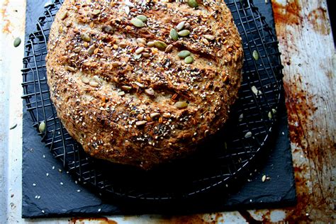 No-Knead Harvest Grains Super-Seed Bread – A Cup of Sugar … A Pinch of Salt