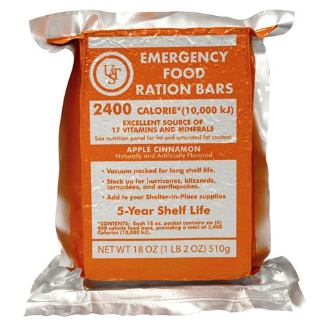 Emergency Food Ration Bars PDQ 4-Count | Wholesale ...