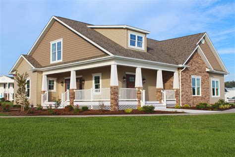 Greenwood Craftsman Model - Exterior - Beracah Homes - Modular Home - Craftsman - Exterior ...