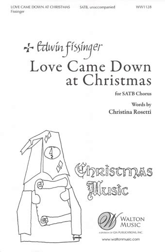 GIA Publications - Love Came Down at Christmas (SATB)