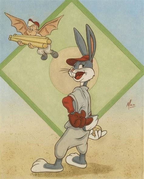 Mike Dicken’s Instagram post: “Bugs Bunny - Baseball Bugs is taken from the 1946 Warner Bros ...