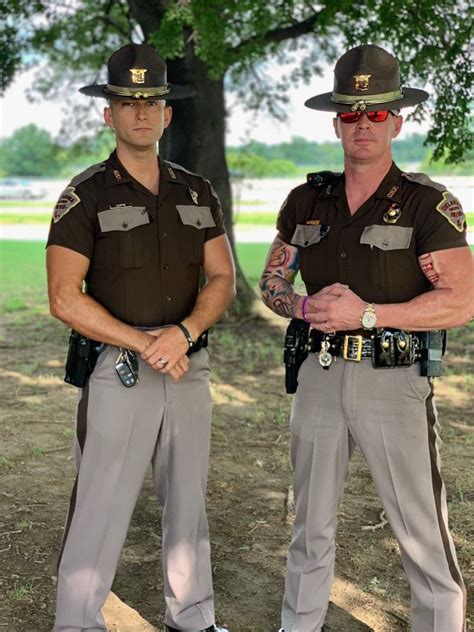 Troopers Vince Curtis & Russell Callicoat - OK Hwy Patrol - August 3, 2019 | Men in uniform ...