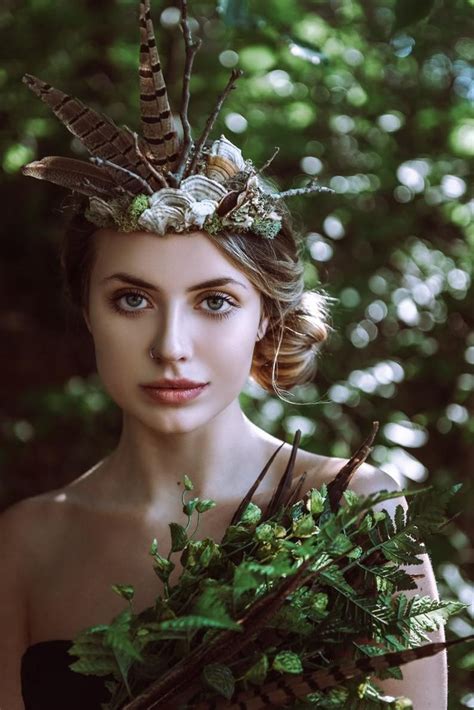 Earth Goddess Crown Woodland Nymph Crown Fairy Crown Earth | Etsy ...