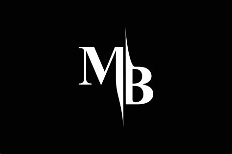 MB Monogram Logo V5 By Vectorseller | TheHungryJPEG