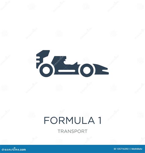 Formula 1 Icon in Trendy Design Style. Formula 1 Icon Isolated on White ...