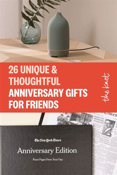 26 Unique and Thoughtful Anniversary Gifts for Friends in 2022 | Anniversary gift for friends ...