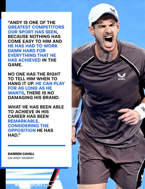 Jannik Sinner Coach Darren Cahill believes that Andy Murray is one of ...