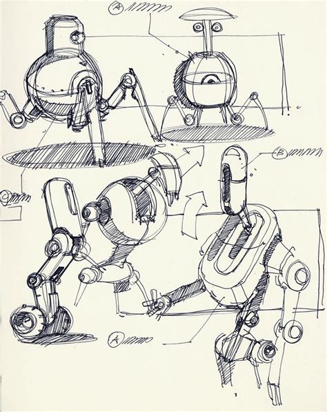 Arte Robot, Robot Art, Sketch A Day, Sketch Book, Drawing Sketches ...