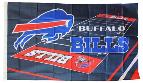 Buy Buffalo Bills - 3' x 5' NFL Polyester Flag (Field Design) | Flagline