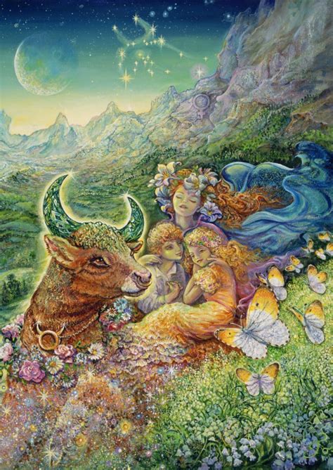 Puzzle Josephine Wall: Zodiac Taurus / 0033 /, 1 000 peças | Puzzle-Mania.pt