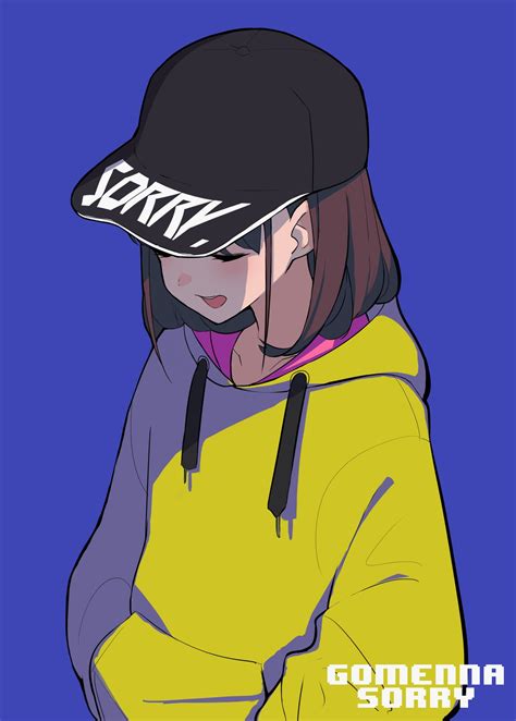 Aesthetic Anime Girl Pfp With Hoodie