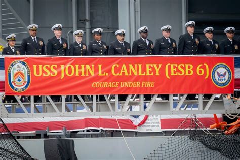 DVIDS - Images - SECNAV Del Toro Honors John L. Canley at Ship Commissioning [Image 7 of 8]