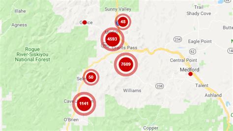 Widespread Pacific Power outage leaves Grants Pass homes without power ...