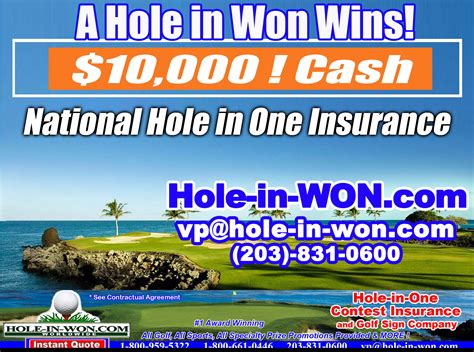 National Hole in One Insurance | National Hole in One Insurance Contest ...