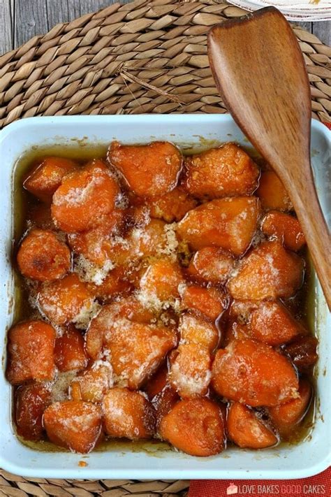 Candied Yams Recipe - Love Bakes Good Cakes