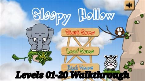 Sleepy Hollow (Snoring Elephant) | Levels 01-20 Walkthrough - YouTube