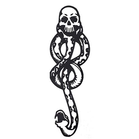 Buy COKOHAPPY 10 Sheets Magic Death Eaters Dark Mark Mamba Snake Temporary Tattoo for Costume ...