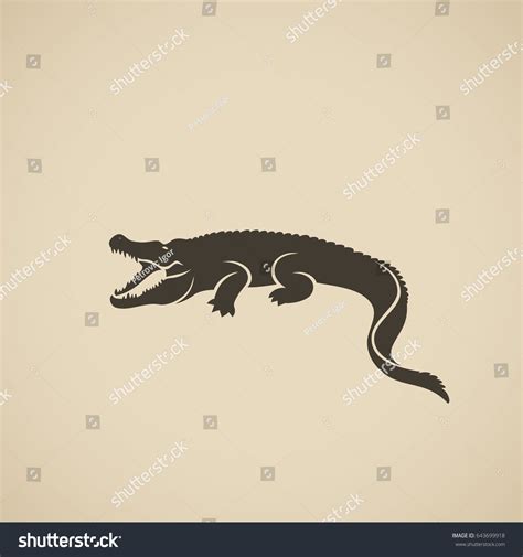 Alligator Vector Illustration Stock Vector 643699918 - Shutterstock