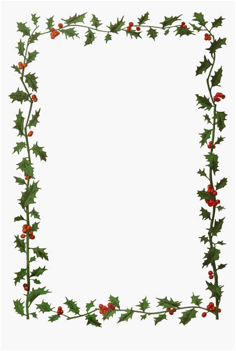 Holly Berry Borders Clipart