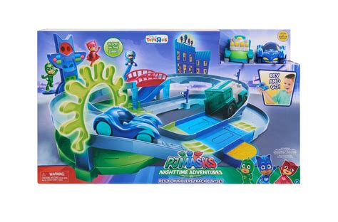 PJ Masks Nighttime Adventures Rev-N-Rumblers Track Playset | #1902960741