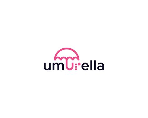 Umbrella modern luxury logo design - unused on Behance