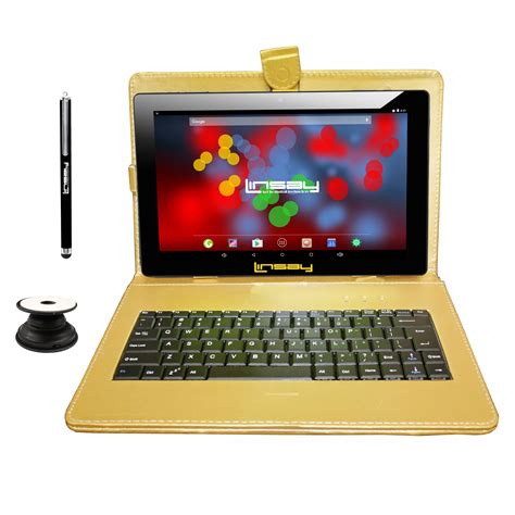 10.1" 1280x800 IPS 2GB RAM 32GB Storage Android 10 Tablet with Golden ...