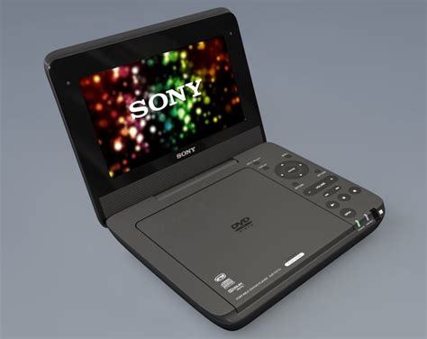 3d model of sony portable dvd player