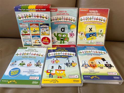 Alphablocks: Box Set [5 DVD], 興趣及遊戲, 音樂樂器 & 配件, 音樂與媒體 - CD 及 DVD - Carousell