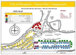 City of Marquette, MI - Tourist Park | Tourist, Camping trips, Park