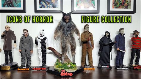 ROOM TOUR HORROR ICONS FIGURE COLLECTION - YouTube