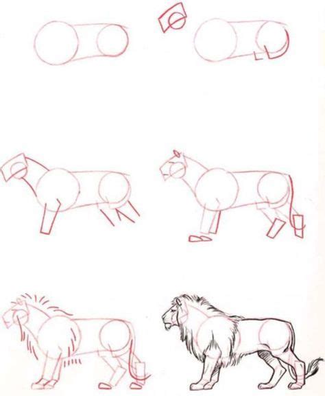 How To Draw Easy Animals (Step By Step Image Guides) - Bored Art | Easy ...