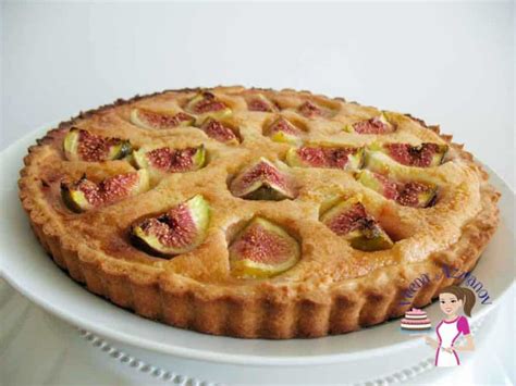 Fresh Fig Tart Recipe aka Classic French Fig Tart - Veena Azmanov