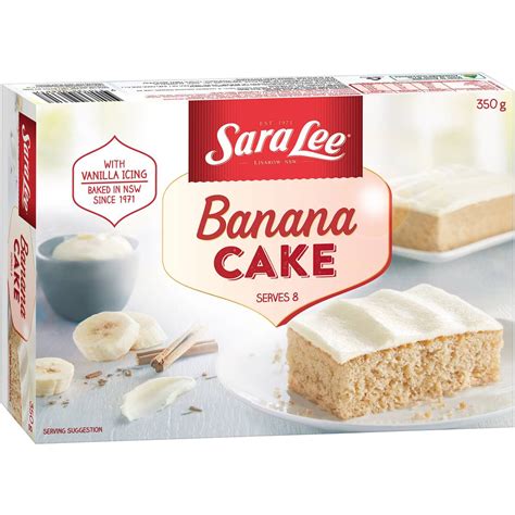 Sara Lee Butter Cake Banana 350g | Woolworths