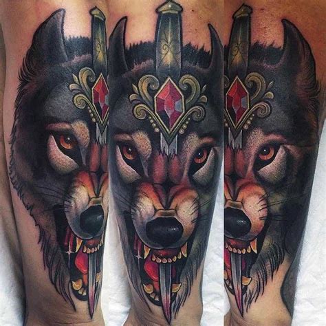 Admirable Wolf Simple Tattoos - Wolf Simple Tattoos - Simple Tattoos - MomCanvas