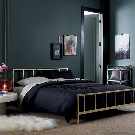 Rich painted room with black trim