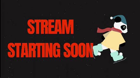 Stream Starting Soon Animated Gif