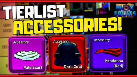 Ranking Every Single Accessory In Blox Fruits! | Roblox | - YouTube