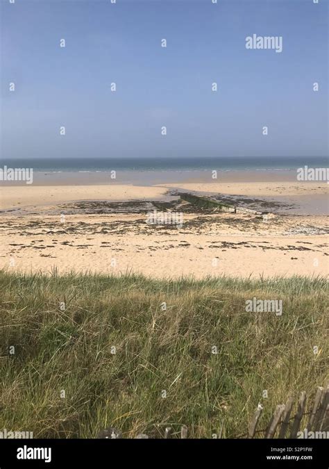 Beach at Normandy, France Stock Photo - Alamy