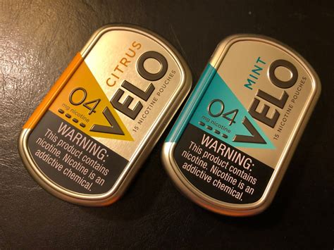 Velo (Nicotine Pouches) Mint & Citrus (4mg) - Review. 12 July 2019.