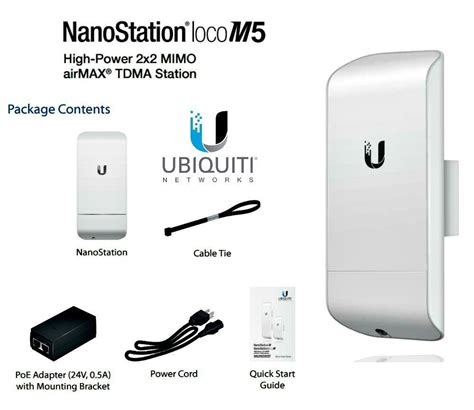 Ubiquiti NanoStation M5/ Loco M5 Wireless Bridge/Base Station | Tdk Tech Store