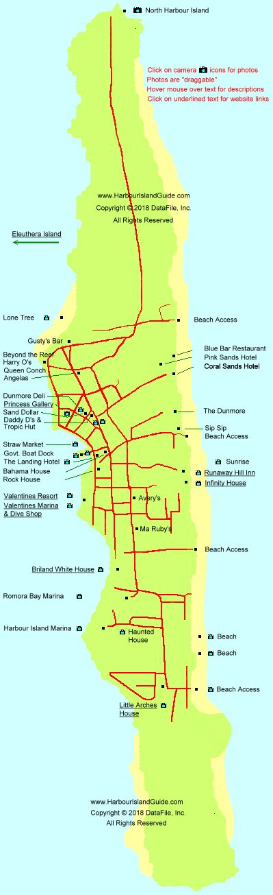 Harbour Island Map - Harbor Island Bahamas | Harbour island bahamas, Harbor island bahamas ...