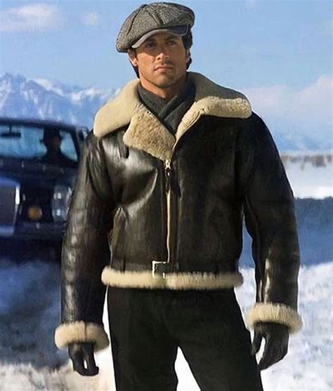 Sylvester Stallone Shearling Rocky Balboa Bomber Jacket - Jackets Creator