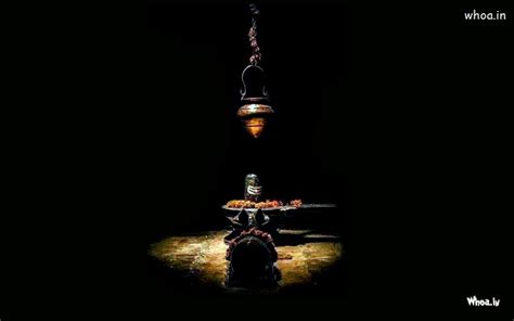 Lord Shiva Shivling With Nandi Wallpaper With Dark Background