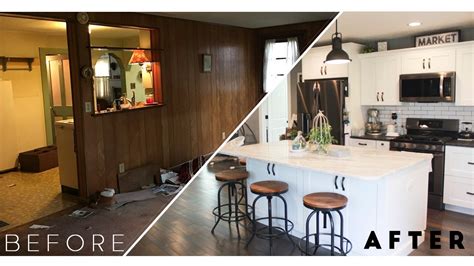 Brown House Renovation -The before and after | Whole house remodel ...