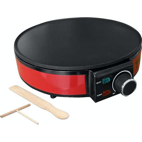 TODO 1400W Electric Crepe Maker Non-Stick Pancake Skillet Griddle Grill Omelette Plate Pan ...