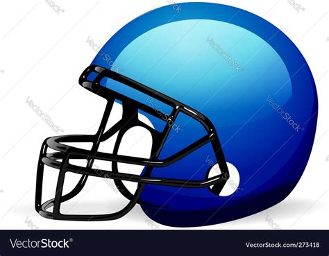 Football helmet Royalty Free Vector Image - VectorStock