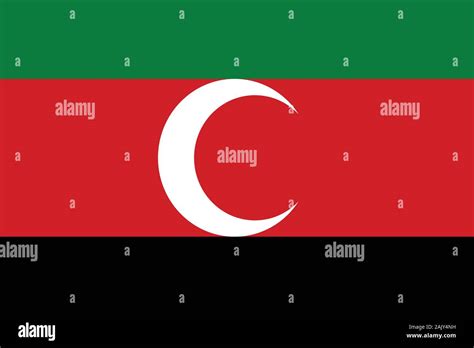 Flag of Darfur in proportions and colors vector Stock Vector Image ...